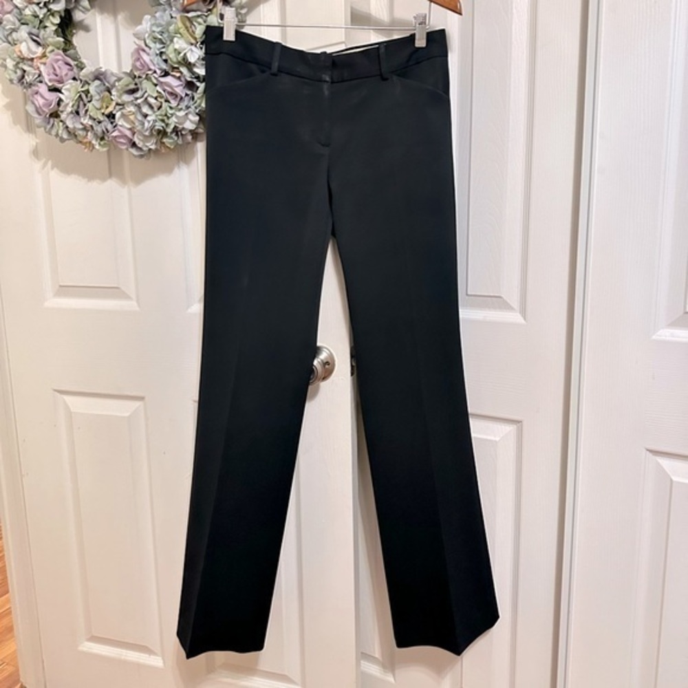 Theory Black Women's Straight-Leg Dress Pants